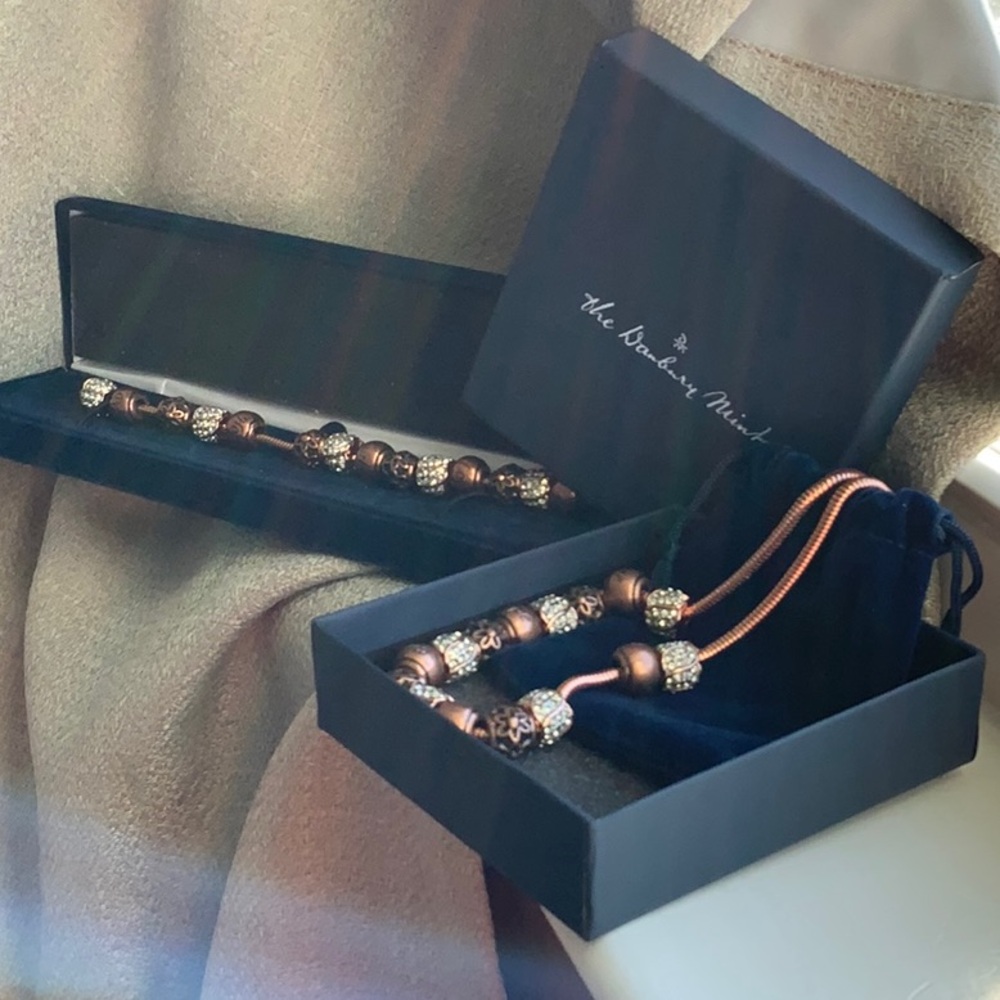 Brown and Gold Beaded Necklace